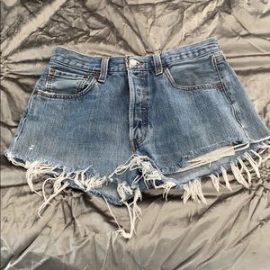 Vintage Levi High Rise 501 Shorts
